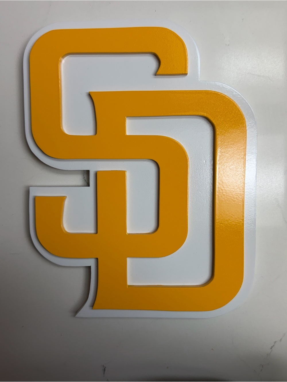 SAN DIEGO PADRES CUSTOM MADE 3D LAYER WOOD SIGN